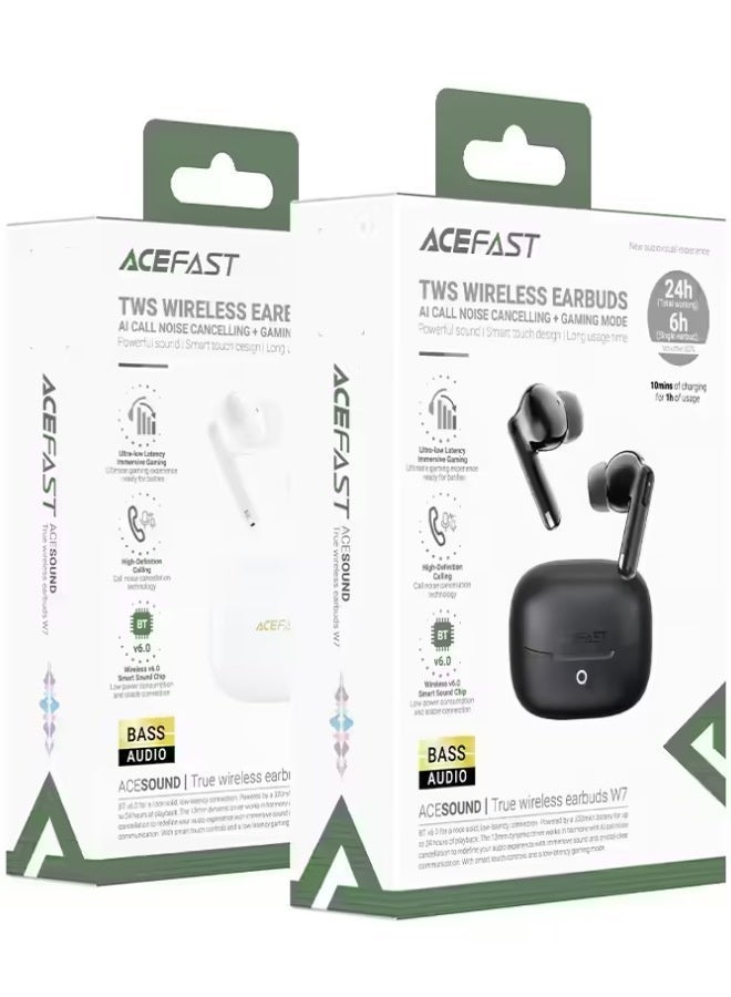 AceFast TWS Earbuds W7 Black - Image 4