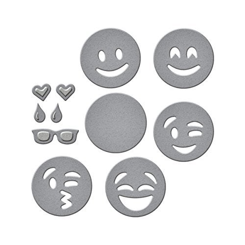 Spellbinders S1-007 Die D-Lites Emoji's Etched/Wafer Thin Dies - Image 1