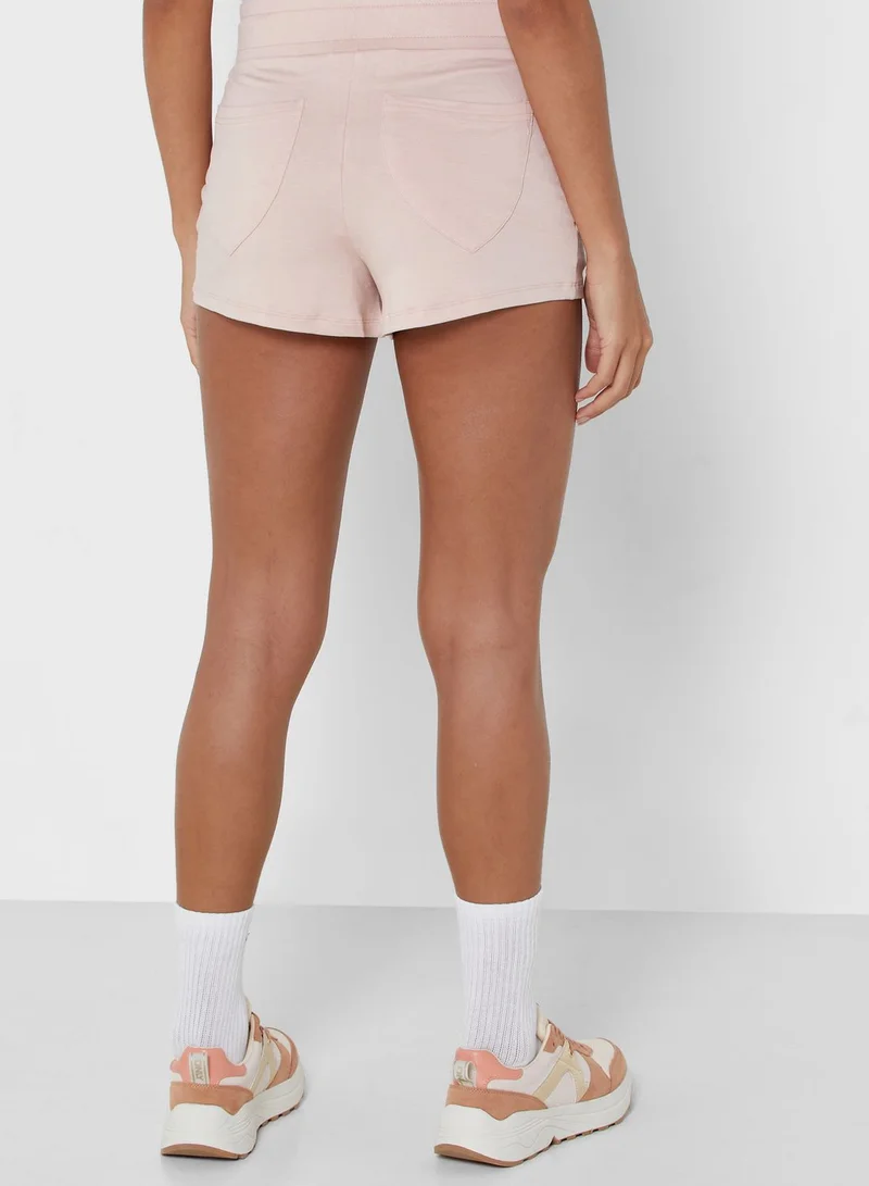 KENDALL + KYLIE Logo Mini Shorts