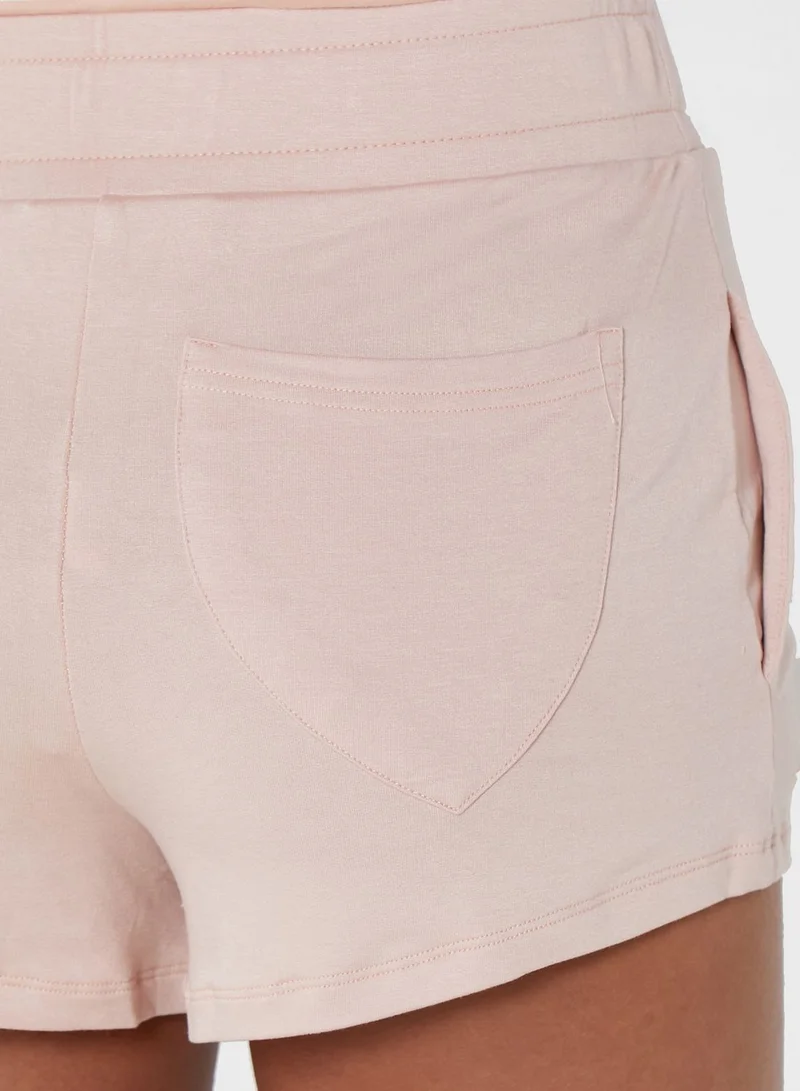 KENDALL + KYLIE Logo Mini Shorts
