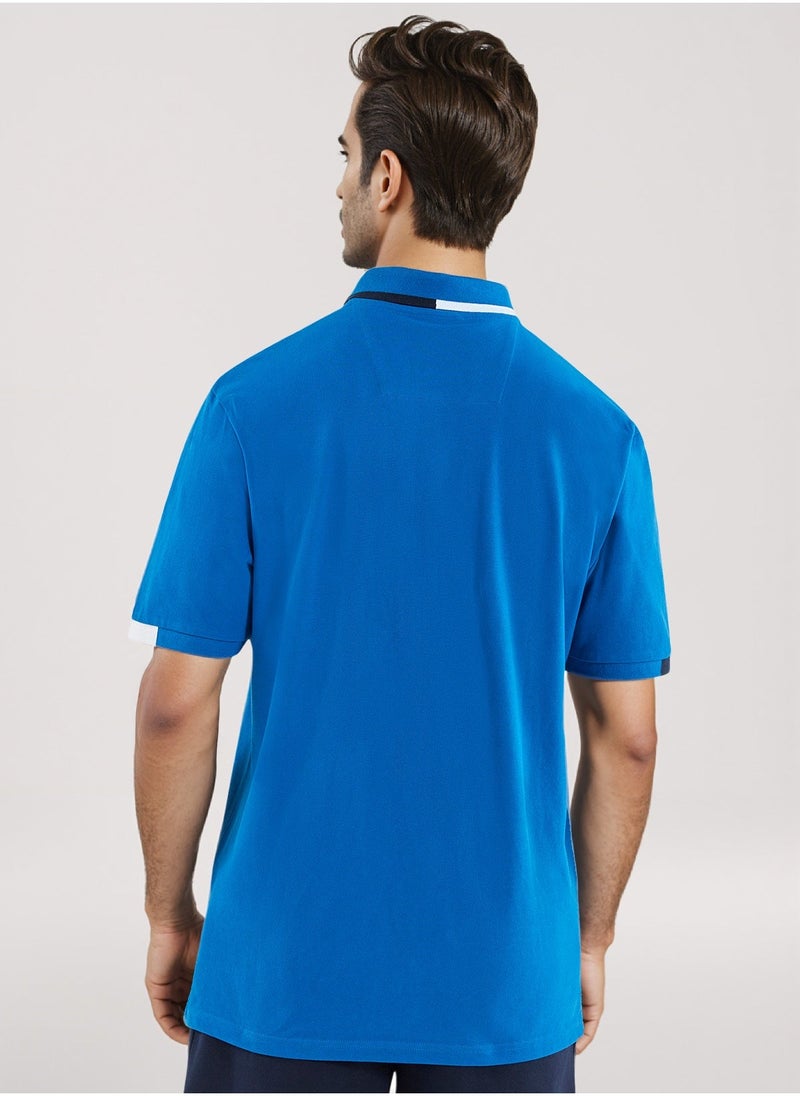 NAUTICA Basic Regular Fit Premium Cotton Logo Polo Shirt - Image 2