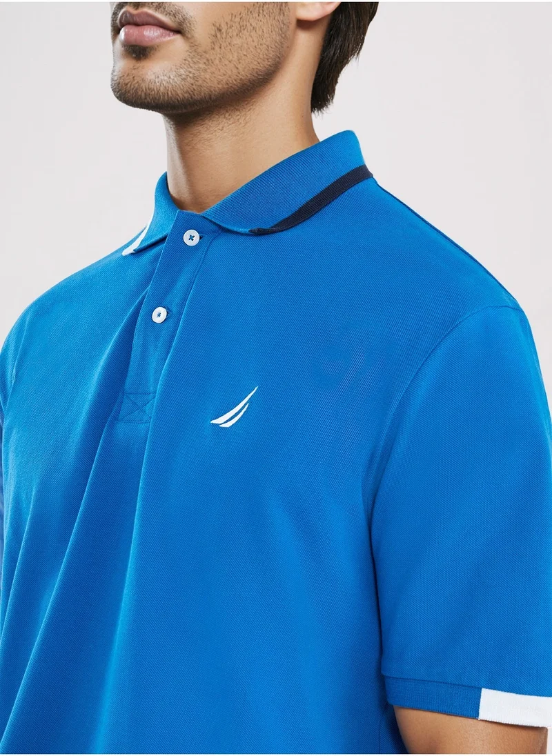 NAUTICA Basic Regular Fit Premium Cotton Logo Polo Shirt