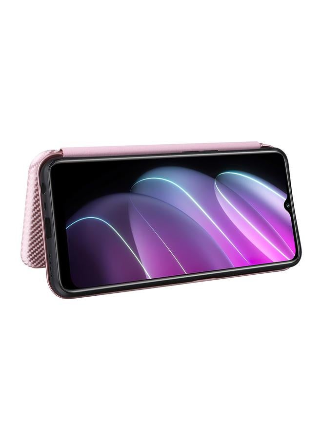 S-TOP Case For Realme V30 / V30T Carbon Fiber Texture Flip Leather Phone Case - Image 5