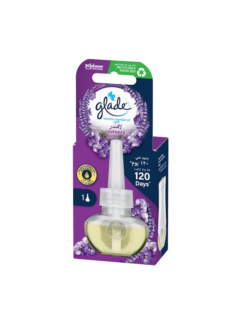 جليد عبوة زيت اللافندر الكهربائية المعطرة 20مل - Image 1