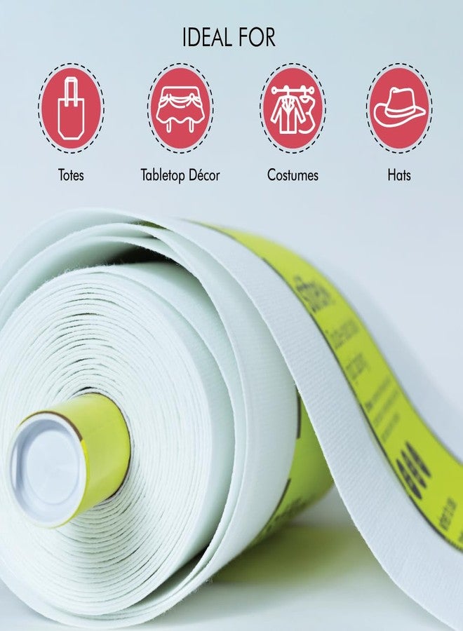 Fairfield Stiffen 2, Double-Sided Polyester Fusible Interfacing, Ideal for Making Tote Bags, Purses, Boxes, Hats, and More, Easy to Use and Customize, 20" Wide by 10 Yards Roll - Image 4