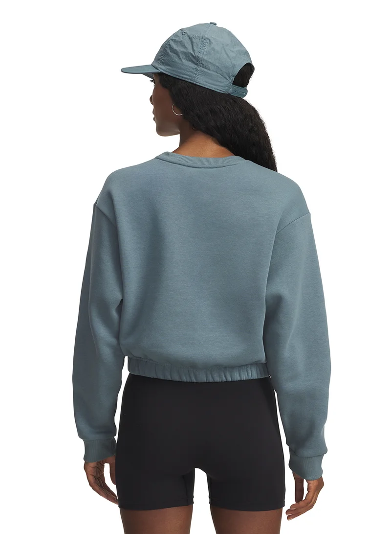 UNDER ARMOUR Rival Fleece Piped Crewneck Sweatshirt