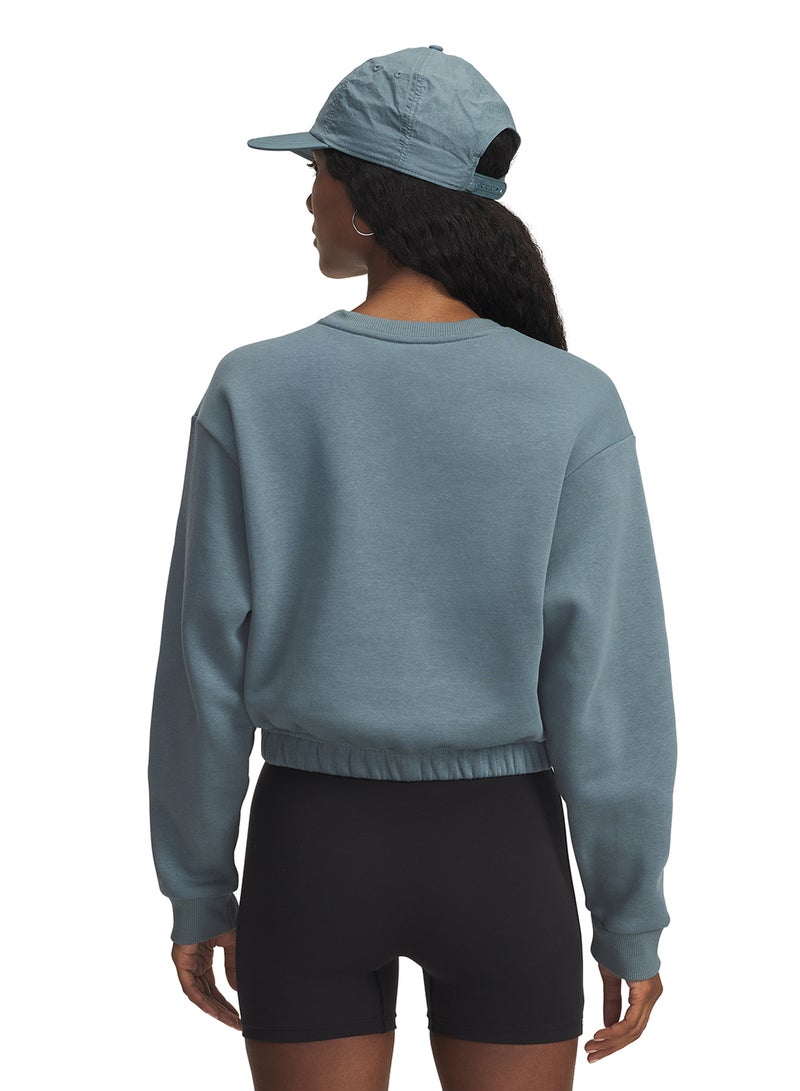 اندر ارمر سويت شيرت بياقة دائرية من الصوف مع حواف متباينة - Image 2