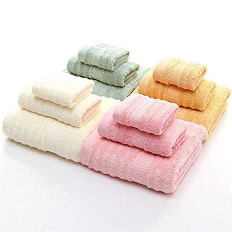 Mush Bamboo Luxurious 3 PieceTowels Set | Ultra Soft, Absorbent and Antimicrobial 600 GSM (Bath Towel, Hand Towel and Face Towel) Perfect for Daily Use and Gifting (Olive Green) - Image 5