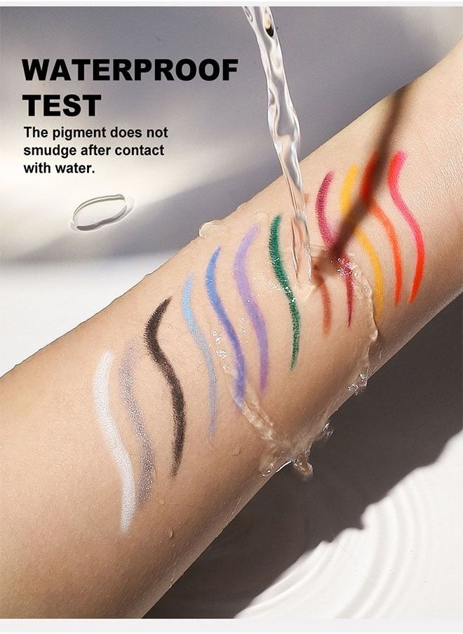 YOUNG VISION Professional Eyeliner Pencil, Highly Pigmented, Easy To Apply and Colored, Waterproof Smudge-Proof, Intense Coloring Lasts All Day Wearing, Can Be Used As a Lip Liner, Eye Shadow and Eyebrow Pencil  - Image 4