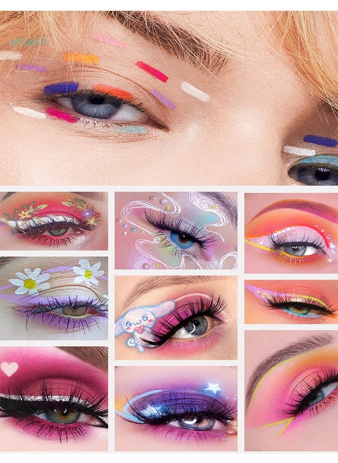 YOUNG VISION Professional Eyeliner Pencil, Highly Pigmented, Easy To Apply and Colored, Waterproof Smudge-Proof, Intense Coloring Lasts All Day Wearing, Can Be Used As a Lip Liner, Eye Shadow and Eyebrow Pencil  - Image 5
