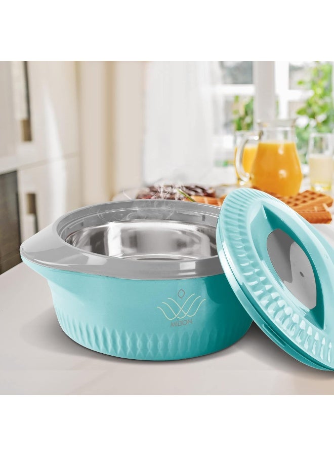 Milton Royal 2500 Insulated Inner Stainless Steel Casserole, 2.05 Litres, Blue | BPA Free | Food Grade | Hot & Cold - Image 4