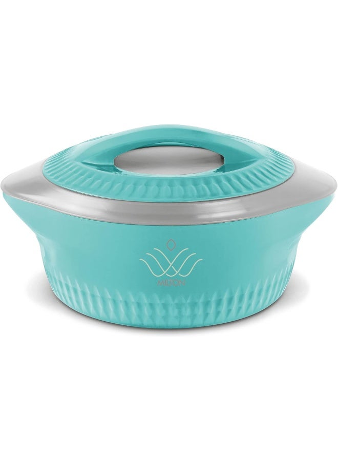 Milton Royal 2500 Insulated Inner Stainless Steel Casserole, 2.05 Litres, Blue | BPA Free | Food Grade | Hot & Cold - Image 2