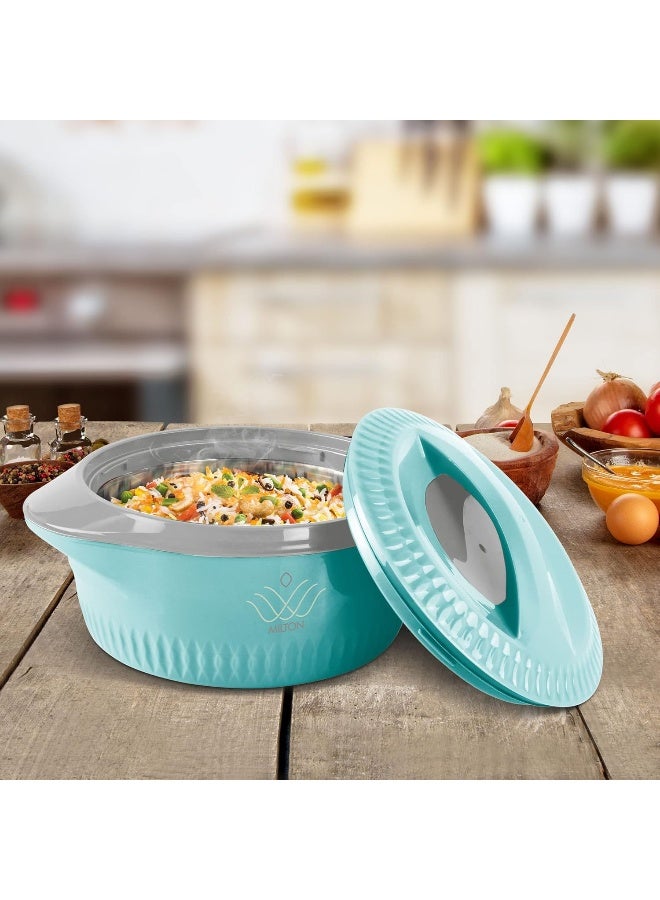 Milton Royal 2500 Insulated Inner Stainless Steel Casserole, 2.05 Litres, Blue | BPA Free | Food Grade | Hot & Cold - Image 5