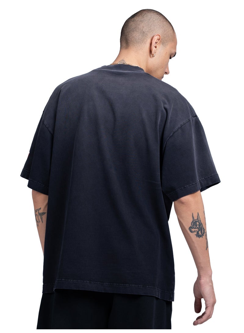 Tanjim Squad TS RACING ACID WASH T-SHIRT-BLACK - Image 3