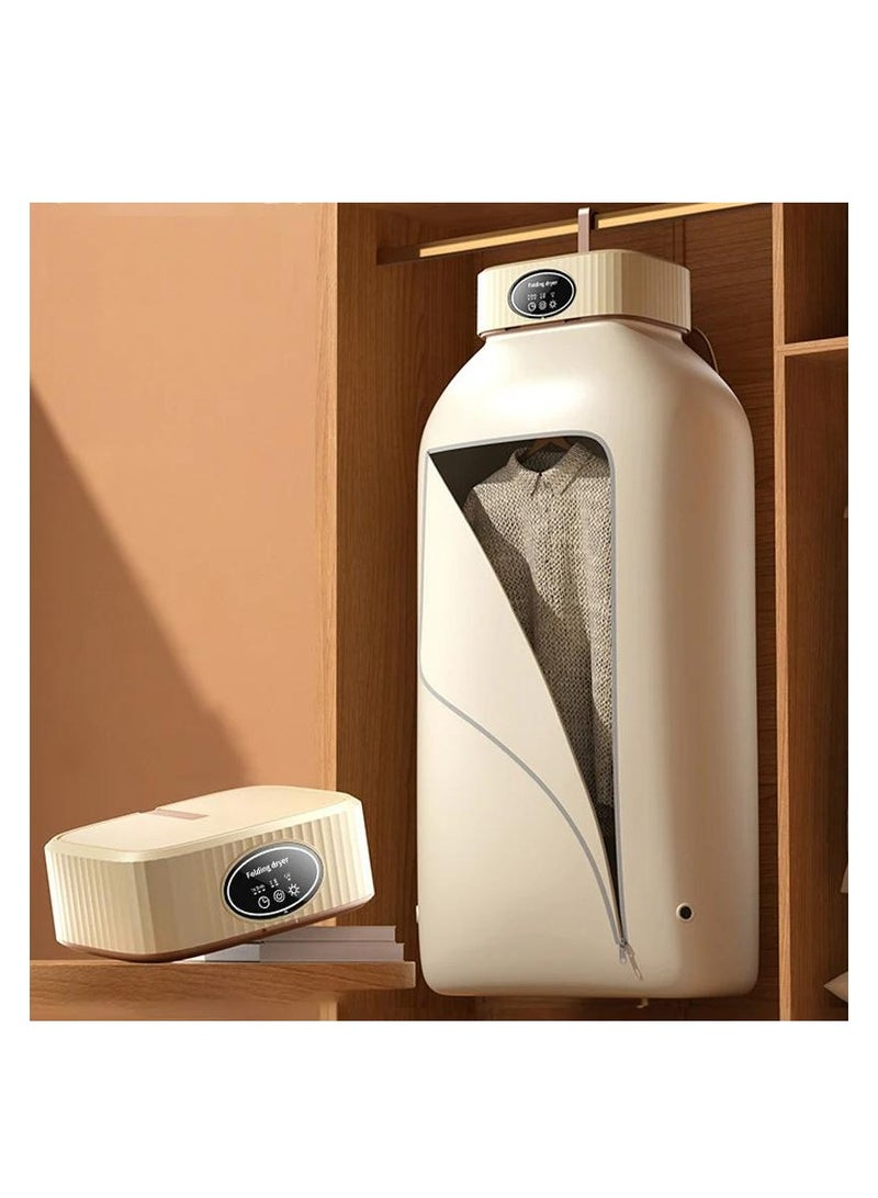 Portable Electric Clothes Dryer, Mini Foldable Dryer Machine, 2 Speed Settings, with Dryer Bag - Image 1