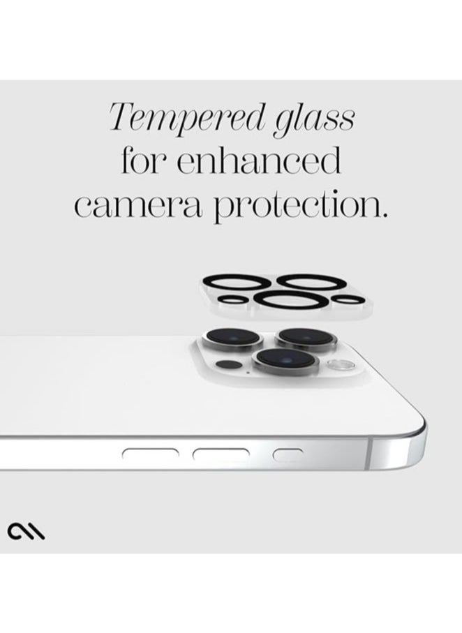 Generic Camera Lens Protector for iPhone 16 Pro Max/iPhone 16 Pro - 9H Tempered Glass/Durable Anti-Scratch, Anti-Shatter - Ultra HD View/Night Shooting and Case Friendly, Easy Install - Clear  - Image 5