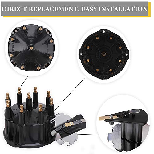 Tutor Auto 805759Q3 Distributor Cap and Ignition Rotor Kit for Marinized 5.0L, 5.7L, 7.4L, 8.2L, 350 V8 Engines with Thunderbolt IV and V HEI Ignition Systems - Replaces 805759Q3, 805759T3, 805759T1, 18-5395 - Image 5