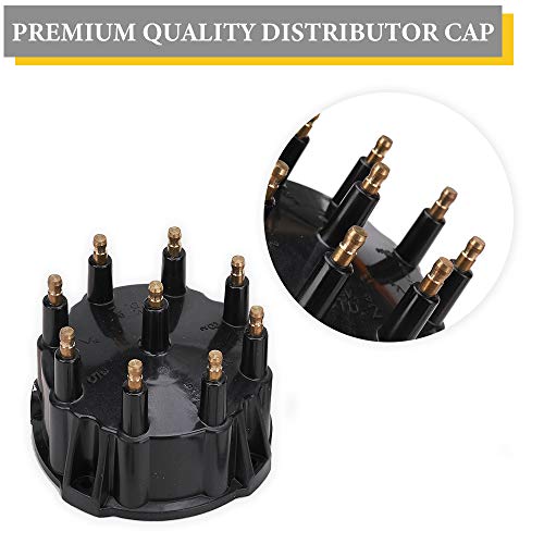 Tutor Auto 805759Q3 Distributor Cap and Ignition Rotor Kit for Marinized 5.0L, 5.7L, 7.4L, 8.2L, 350 V8 Engines with Thunderbolt IV and V HEI Ignition Systems - Replaces 805759Q3, 805759T3, 805759T1, 18-5395 - Image 3