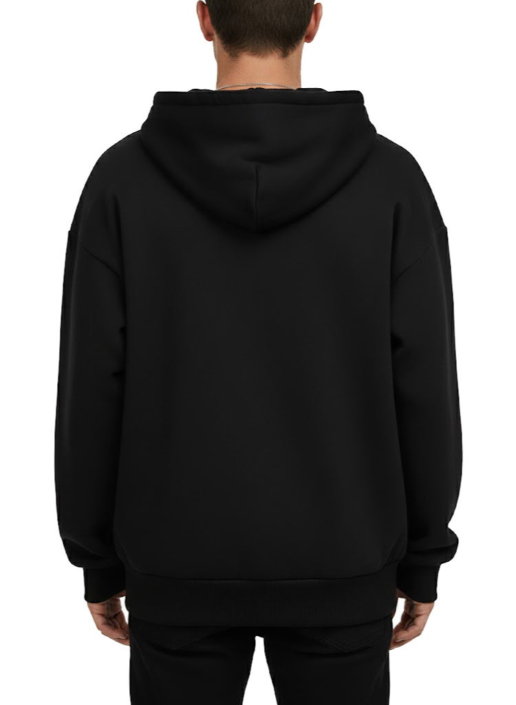Long Sleeve Casual Solid Basic Hoodie Sweatshirt - Image 2