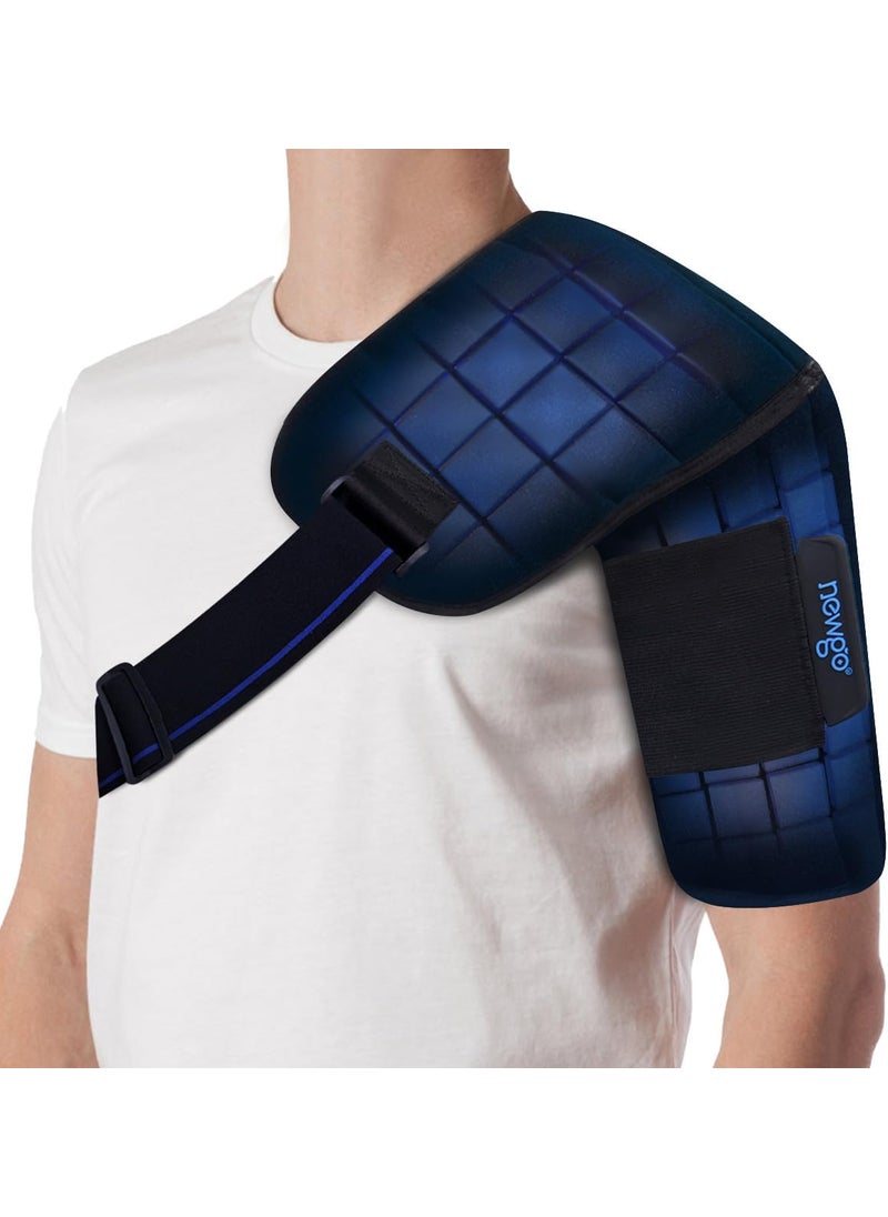 NEWGO NEWGO Shoulder Ice Pack Wrap for Shoulder Pain Relief, 2 Hours Long Lasting Cold Therapy Rotator Cuff Ice Pack for Shoulder Recovery After Surgery, Swelling, Tendonitis 