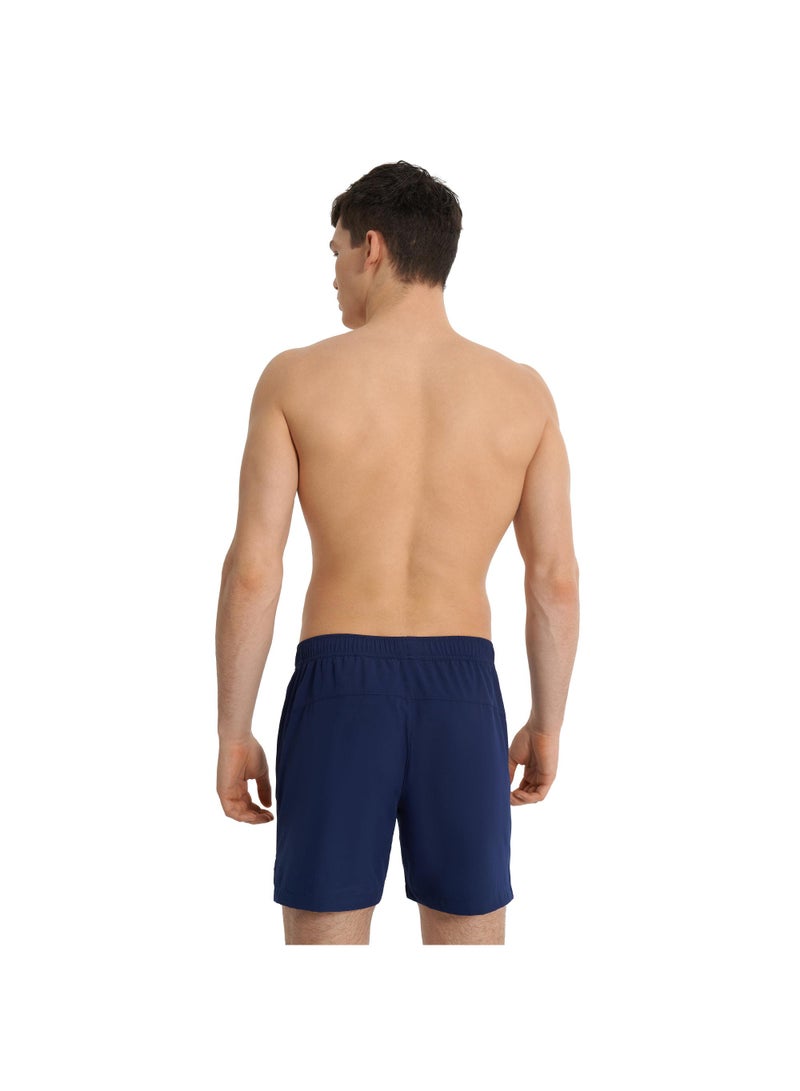 Joss Men's Swimming Shorts Navy Blue – Adjustable Drawstring, Quick-Drying, Built-In Suspenders, Zipper Pockets for Secure Storage - Image 4