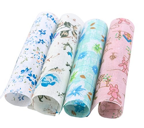 Penta Angel 4 x 4 Inch/10 x 10cm 100 Pieces Assorted Pre-Cut Printing Cotton Cloth Square Bundle Quilt Craft Fabric Patchwork DIY Sewing Scrapbooking Quilting Dot Pattern (100 pcs) - Image 4