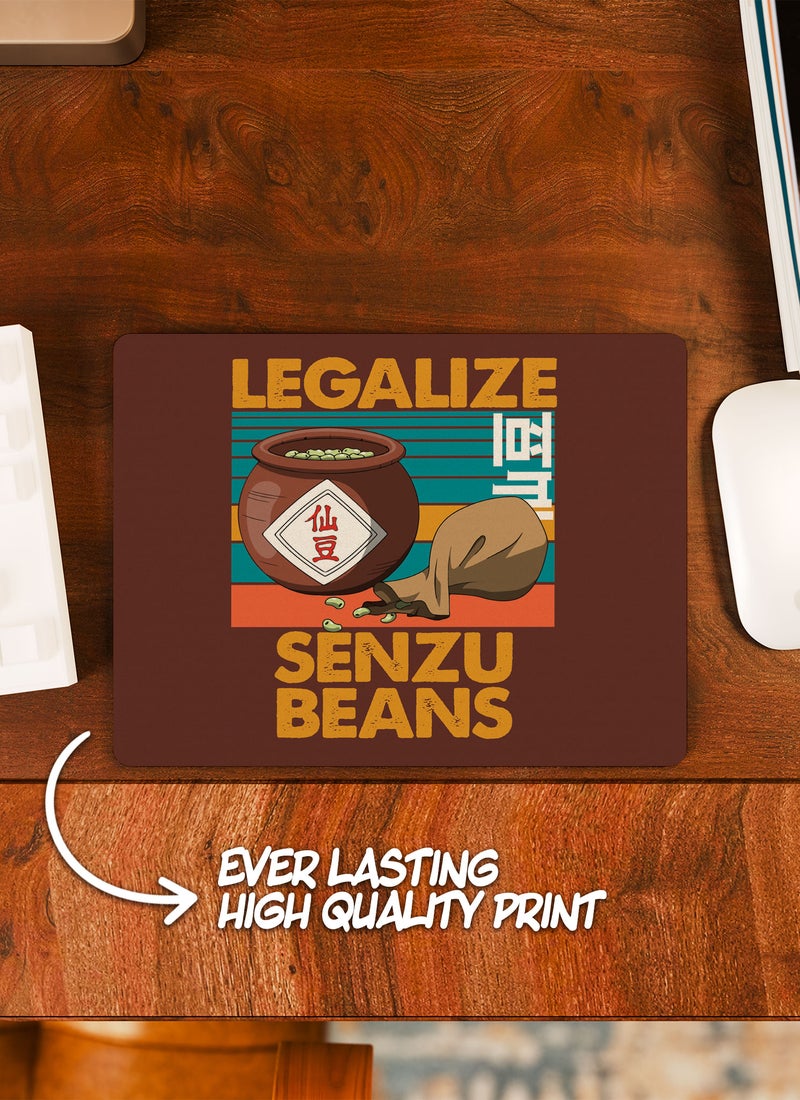 LOUD UNIVERSE Dragon Ball Z Jar Dragon Ball Z Non-Slip Rubber Base Mouse Pad Funny Parody Anime Rectangular Desk Mouse Pad Parody Manga Design Senzu Beans-Dragon Ball - Image 2