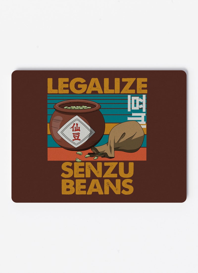 LOUD UNIVERSE Dragon Ball Z Jar Dragon Ball Z Non-Slip Rubber Base Mouse Pad Funny Parody Anime Rectangular Desk Mouse Pad Parody Manga Design Senzu Beans-Dragon Ball - Image 1