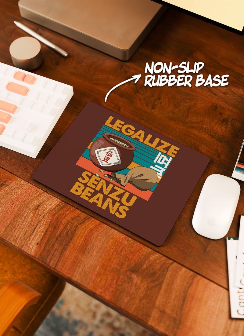 LOUD UNIVERSE Dragon Ball Z Jar Dragon Ball Z Non-Slip Rubber Base Mouse Pad Funny Parody Anime Rectangular Desk Mouse Pad Parody Manga Design Senzu Beans-Dragon Ball - Image 3