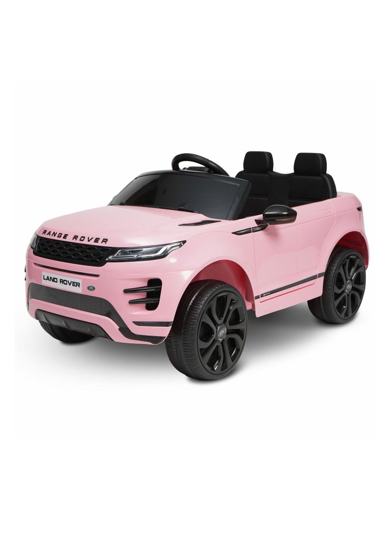 Range Rover Evoque Licensed Electric Car, 12V Ride On Car With Remote Control For Kids - Pink - Image 1