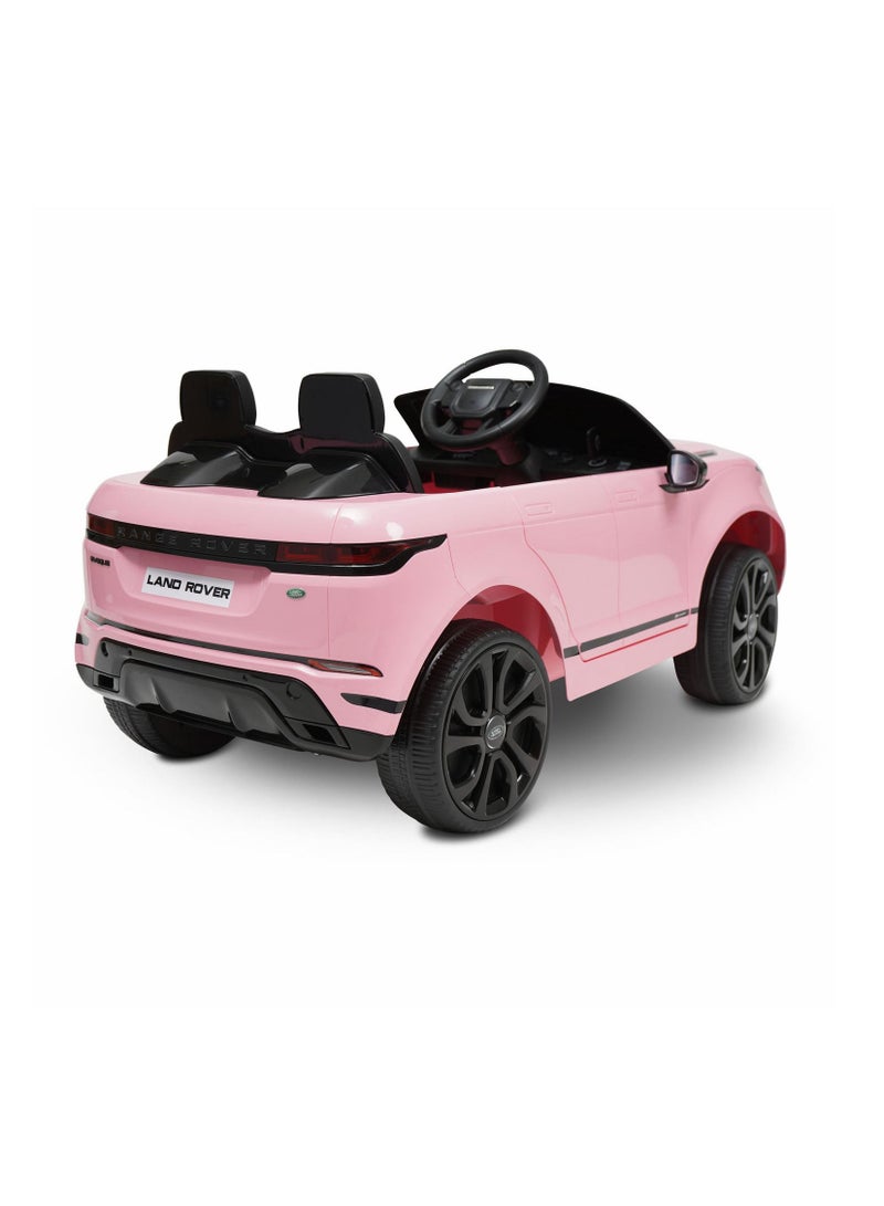 Range Rover Evoque Licensed Electric Car, 12V Ride On Car With Remote Control For Kids - Pink - Image 3