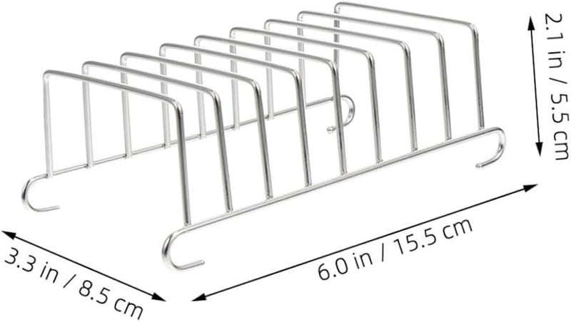 أونومور رف خبز مقلاة هوائية من الفولاذ المقاوم للصدأ، رف بخار سهل التنظيف ملحق - Image 3