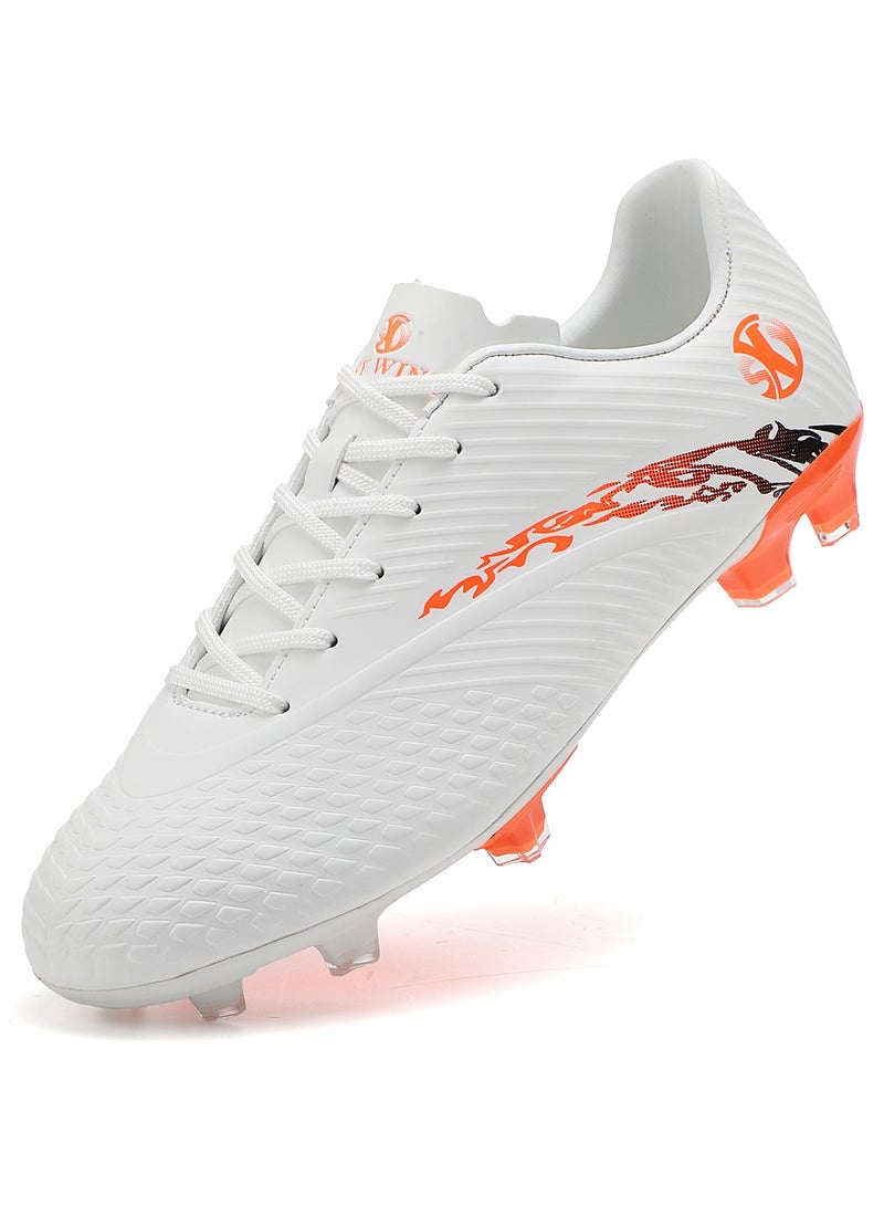 Sky View Children's Firm Ground Soccer Shoes boys girls Spikes FG sole cleats indoor Outdoor Football Anti-slip Spikes Lightweight Breathable Baseball  Football  - Image 1