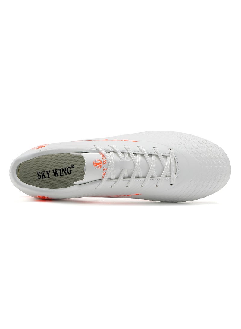Sky View Children's Firm Ground Soccer Shoes boys girls Spikes FG sole cleats indoor Outdoor Football Anti-slip Spikes Lightweight Breathable Baseball  Football  - Image 5
