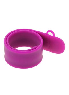 BURAQ Silicone Bracelet USB Flash Disk with 4GB Memory(Purple)  - Image 2