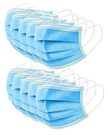 ketmart Non-Woven Fabric Disposable 3 Ply Protection Personal Protective Mouth Cover Nos Pin Mask - Image 2