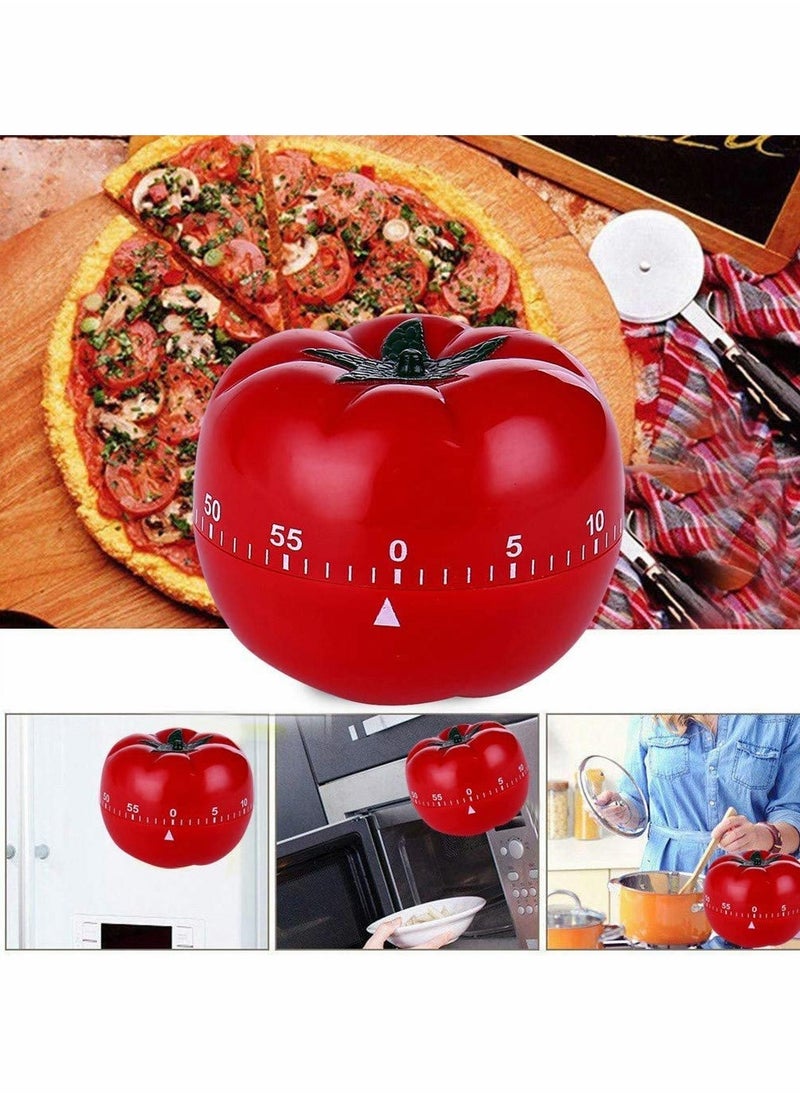 KASTWAVE - Kitchen Timer, 1-60 Minutes, 360 Degree Cooking Tool Cute Cartoon Mechanical Countdown Tomato Timer, Alarm Clock Creative Multi-Function Cooking Countdown Timer for Kids and Adults Baking - Image 1