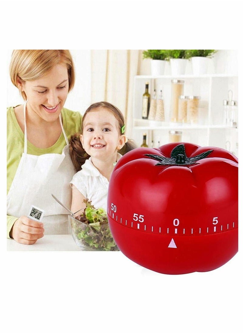 KASTWAVE - Kitchen Timer, 1-60 Minutes, 360 Degree Cooking Tool Cute Cartoon Mechanical Countdown Tomato Timer, Alarm Clock Creative Multi-Function Cooking Countdown Timer for Kids and Adults Baking - Image 1