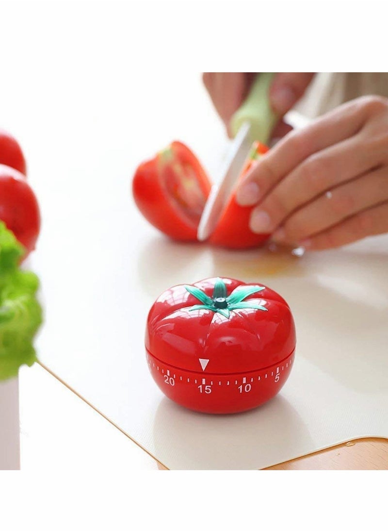 KASTWAVE - Kitchen Timer, 1-60 Minutes, 360 Degree Cooking Tool Cute Cartoon Mechanical Countdown Tomato Timer, Alarm Clock Creative Multi-Function Cooking Countdown Timer for Kids and Adults Baking - Image 1