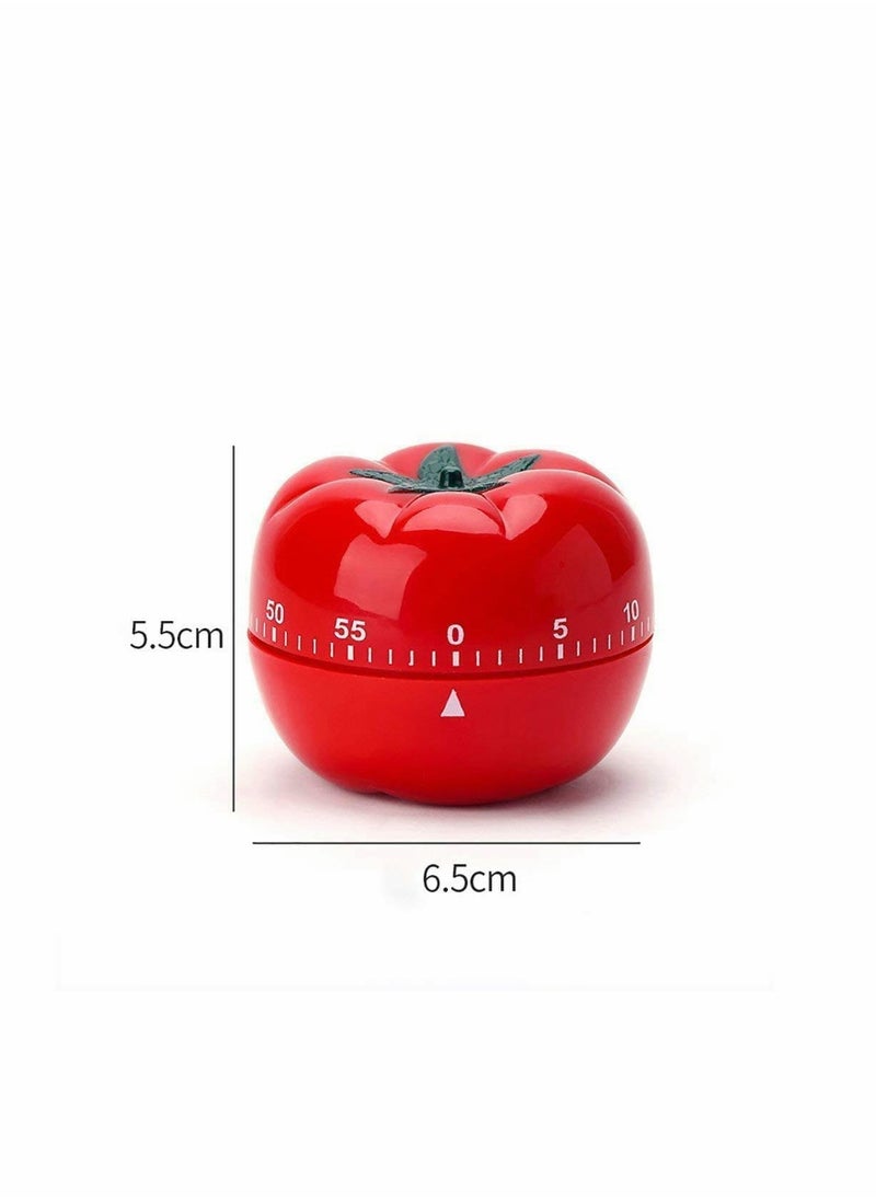 KASTWAVE - Kitchen Timer, 1-60 Minutes, 360 Degree Cooking Tool Cute Cartoon Mechanical Countdown Tomato Timer, Alarm Clock Creative Multi-Function Cooking Countdown Timer for Kids and Adults Baking - Image 1