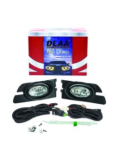 DLAA Pack of 2 HD090 Dlaa Fog Lamp Suitable for Accord 2001 with wires & switch  - Image 2