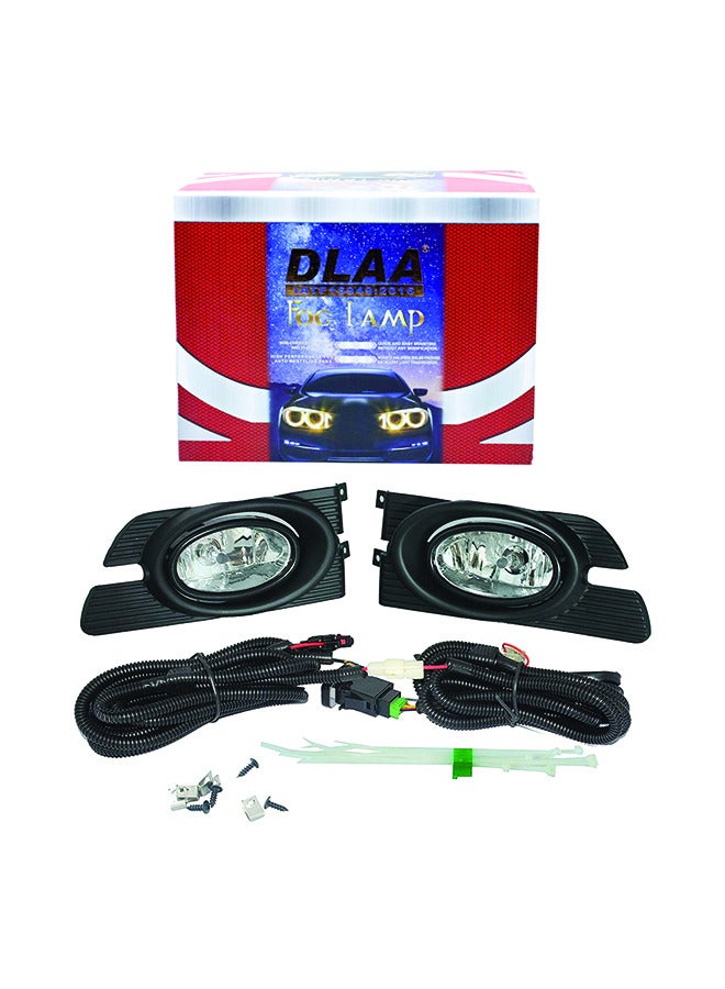 DLAA Pack of 2 HD090 Dlaa Fog Lamp Suitable for Accord 2001 with wires & switch - Image 2