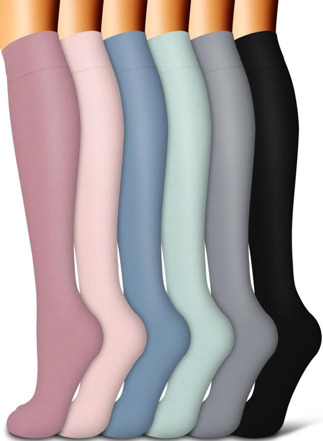 COOLOVER Copper Compression Socks for Women and Men(6 Pairs)-Best Support for Running, Athletic, Nursing, Travel - Image 1