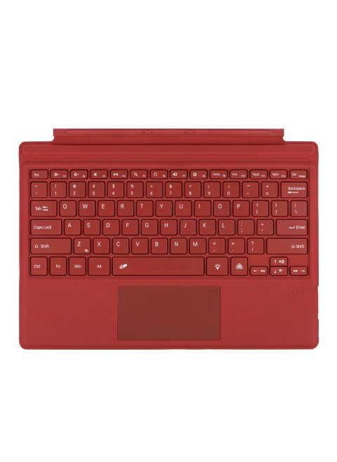 Backlit Keyboard Case for Surface Pro 3-5-6-7, Go 2-3 Pro3/4/5/6/7 Colorful Backlight (Upgraded) Toggle Switch All Red