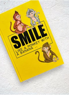 Noota NOOTA MONKEY SMILE A5 HARDCOVER NOTEBOOK 100 LINED PAGES  - Image 2