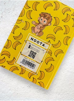 Noota NOOTA MONKEY SMILE A5 HARDCOVER NOTEBOOK 100 LINED PAGES  - Image 3