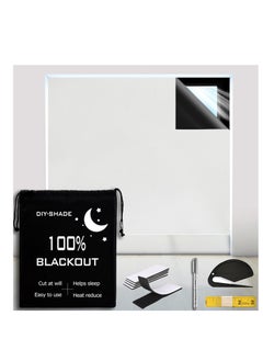 RATSAW Self-Adhesive Portable Blackout Curtains for Bedroom Nursery Loft Travel RV Car  - Image 1