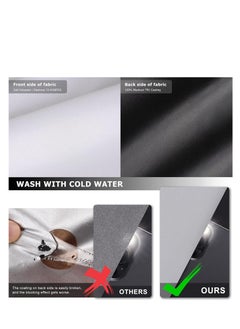RATSAW Self-Adhesive Portable Blackout Curtains for Bedroom Nursery Loft Travel RV Car  - Image 4