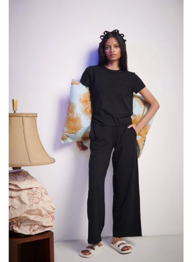 نسيسيرا Black Supima Co-ord Set