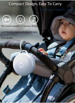HANAMICHI Noise machine noise sleep device  warm light night light natural sound effects  stress relief  baby soothing device, sleep aid  - Image 4